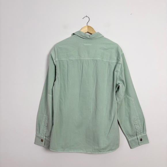 The kooples oversized denim shirt in mint - Picture 7 of 7